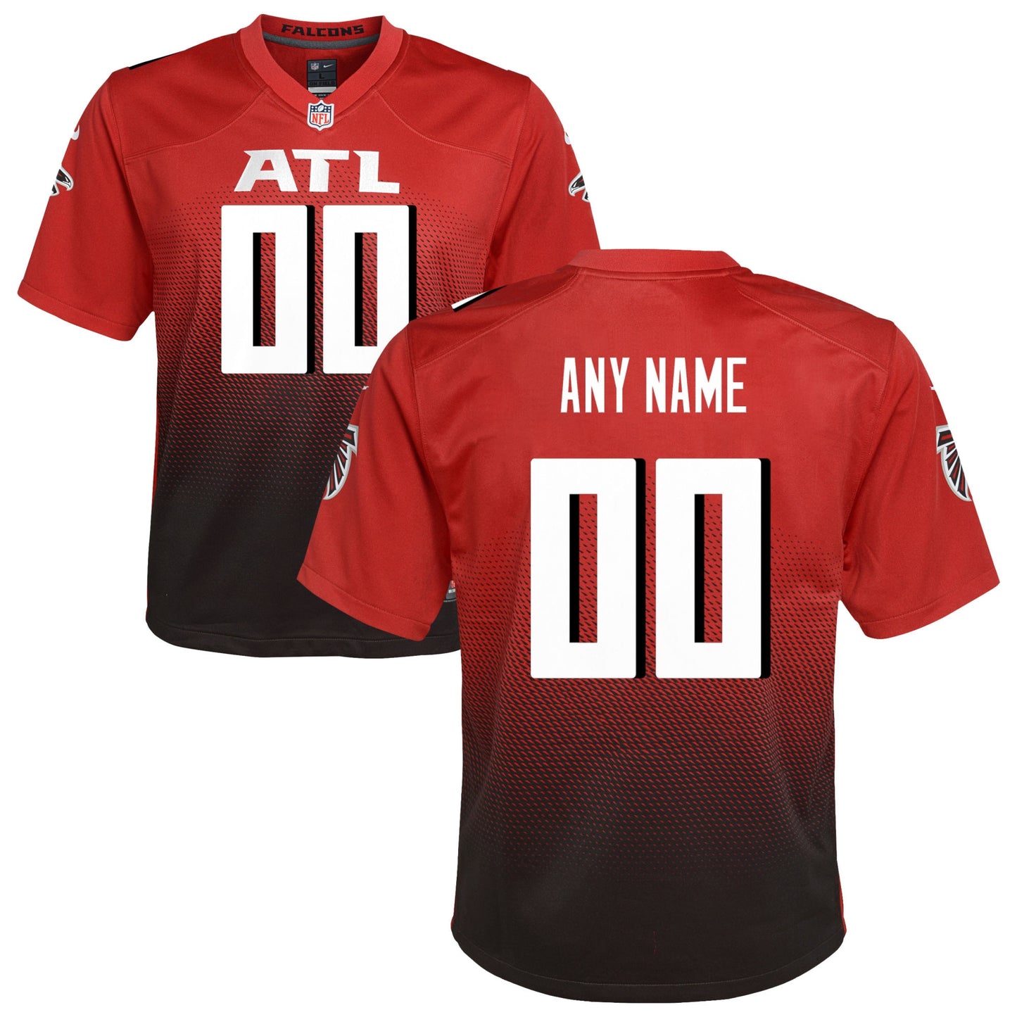 Atlanta Falcons Nike Youth Alternate Custom Game Jersey - Red