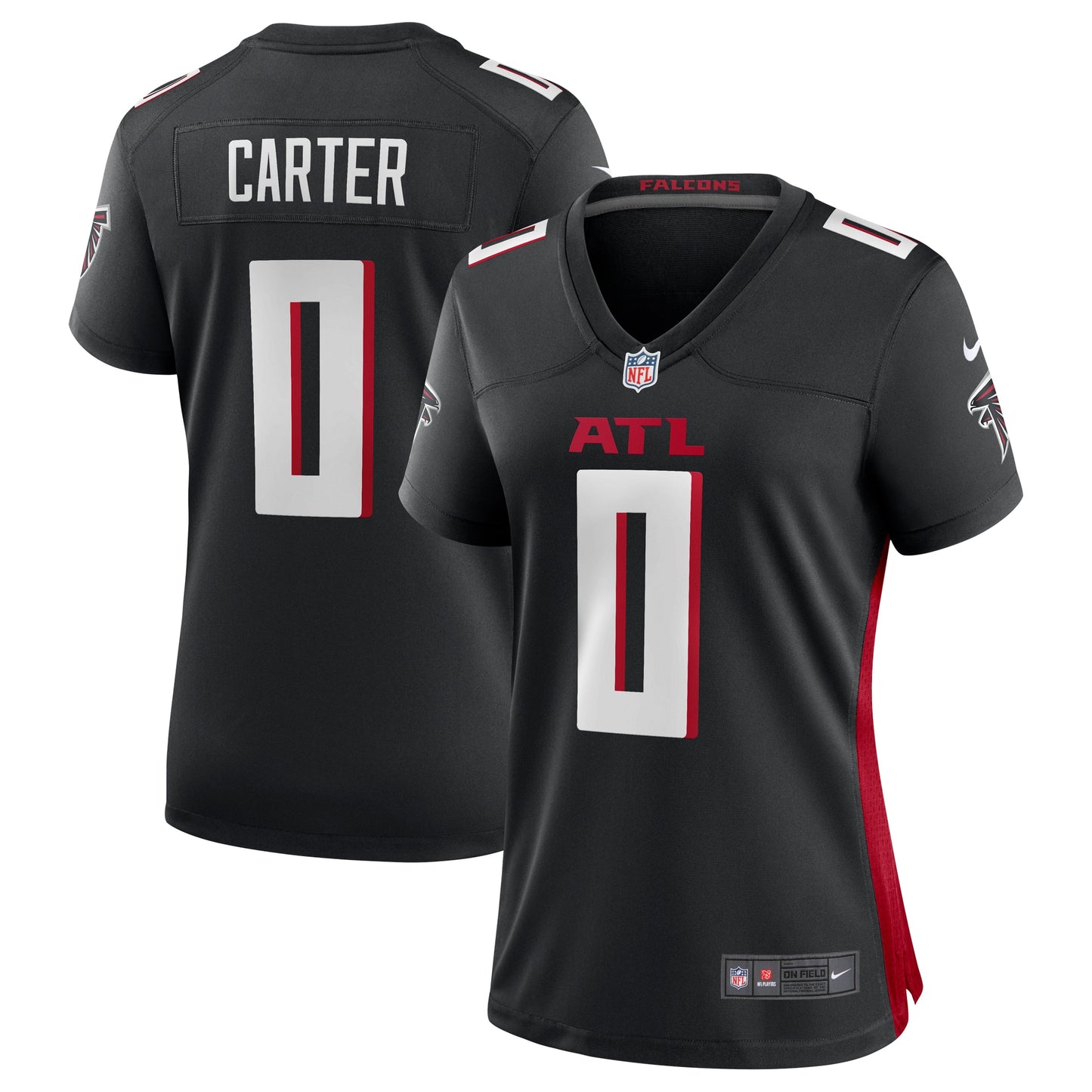 Lorenzo Carter Atlanta Falcons Nike Women's Game Player Jersey - Black