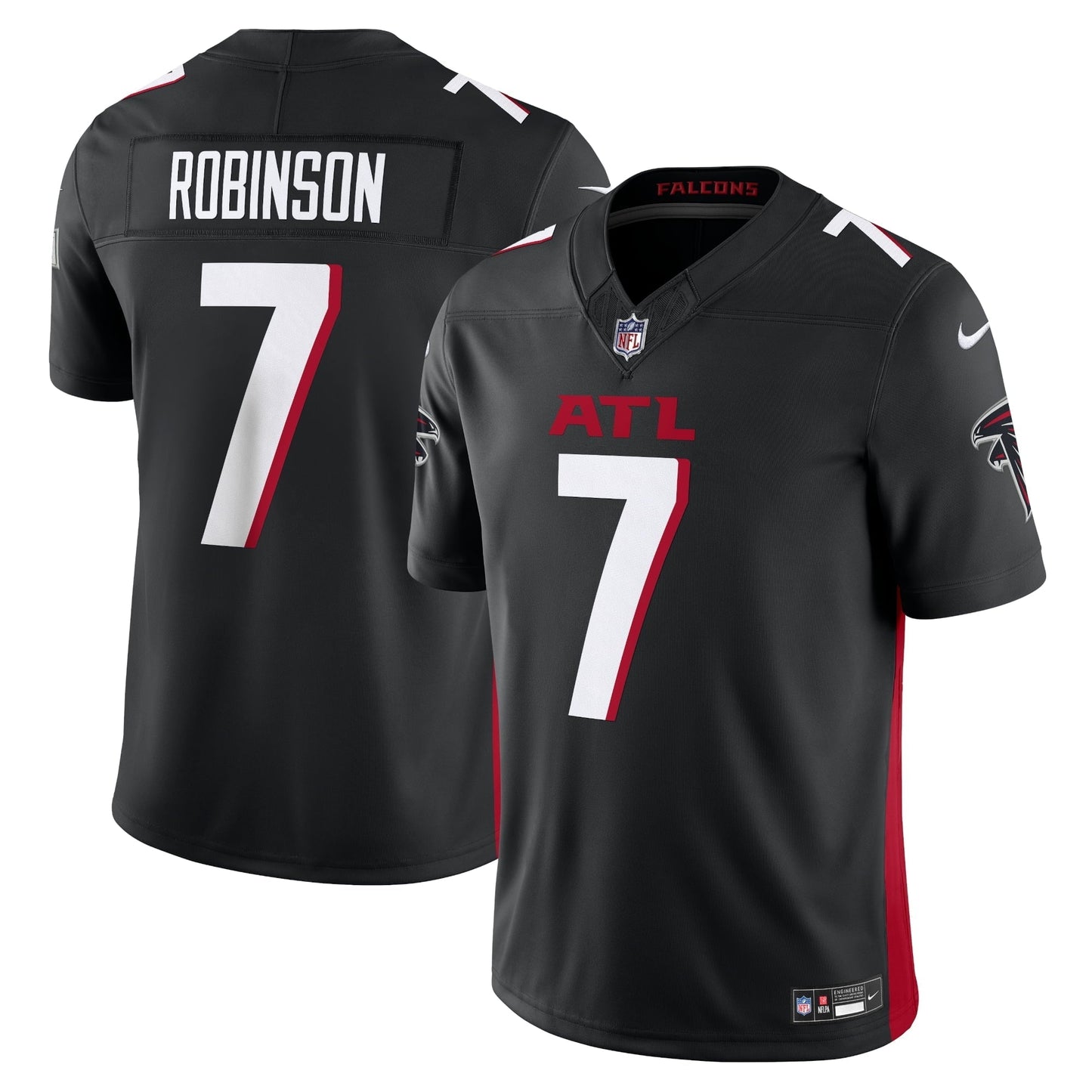 Men's Nike Bijan Robinson Black Atlanta Falcons Vapor F.U.S.E. Limited Jersey