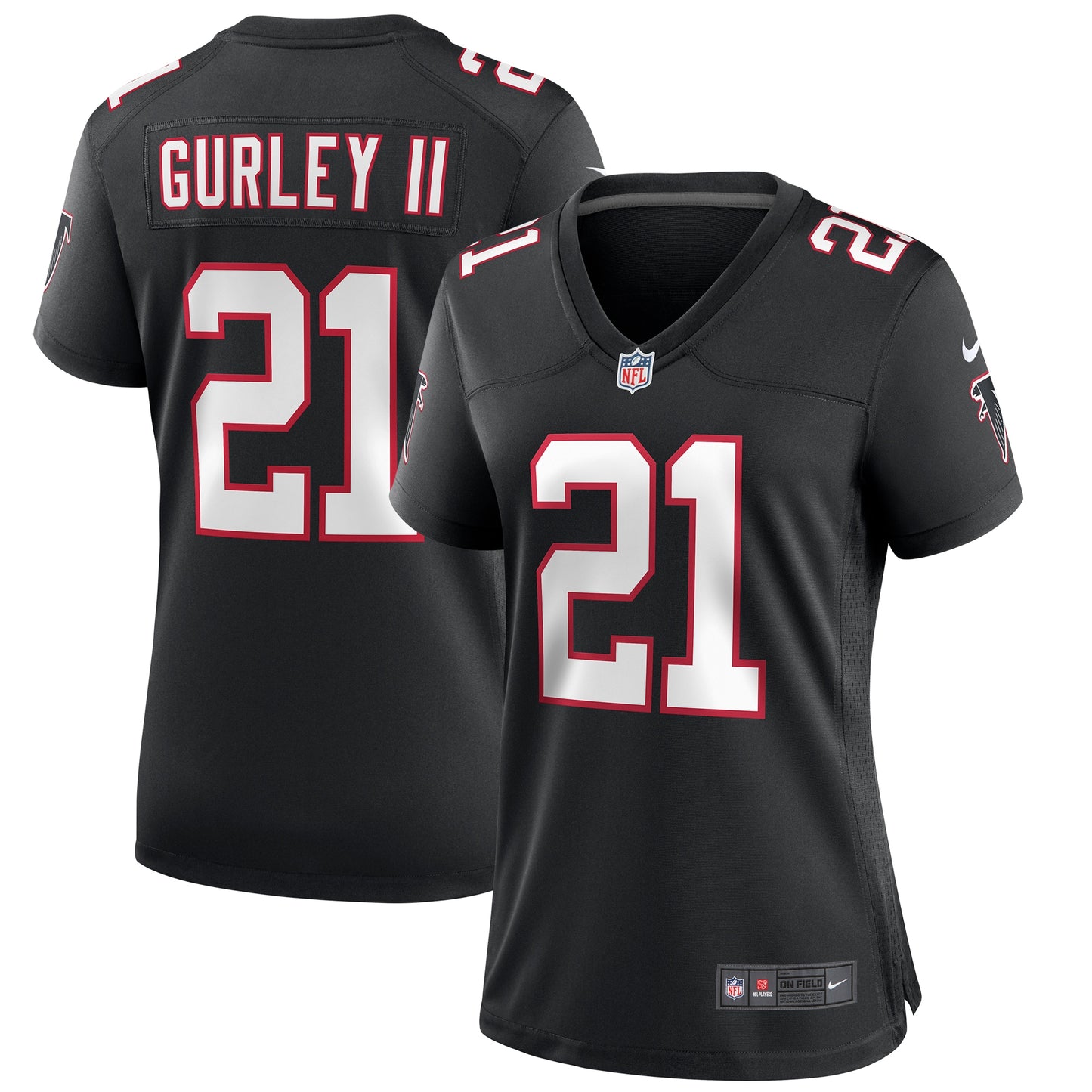Todd Gurley II Atlanta Falcons Nike Women's Throwback Game Jersey - Black