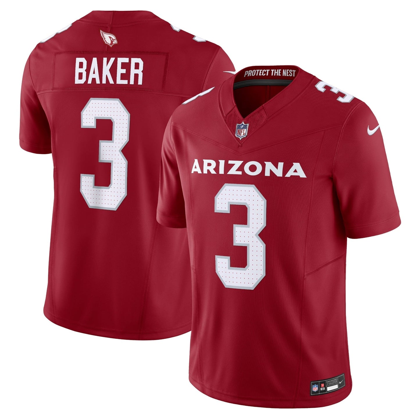 Men's Nike Budda Baker Cardinal Arizona Cardinals Vapor F.U.S.E. Limited Jersey