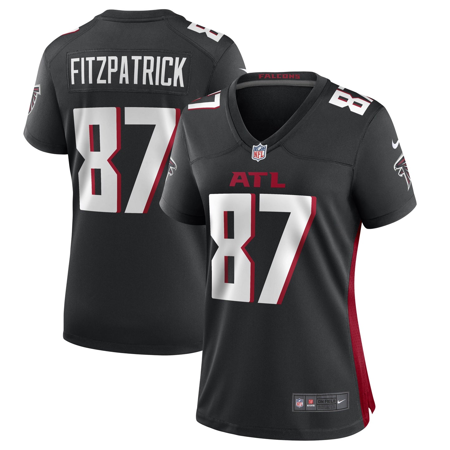 John FitzPatrick Atlanta Falcons Nike Women's Game Player Jersey - Black