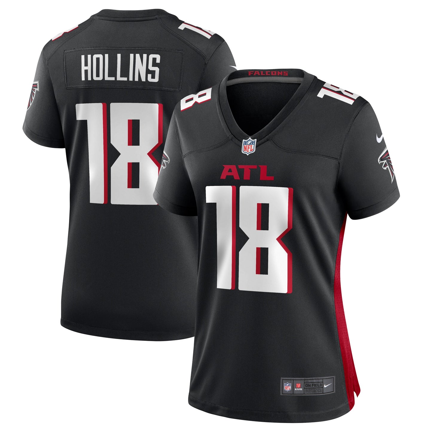 Mack Hollins Atlanta Falcons Nike Women's Game Player Jersey - Black