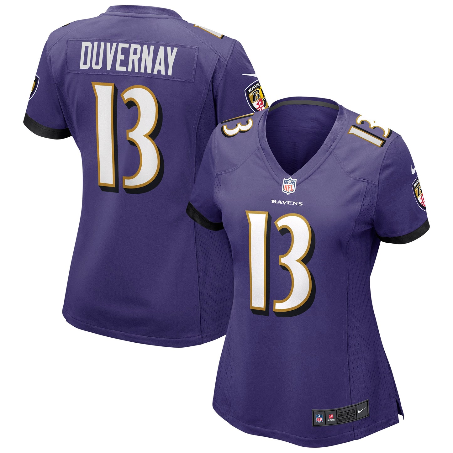Devin Duvernay Baltimore Ravens Nike Women's Game Jersey - Purple